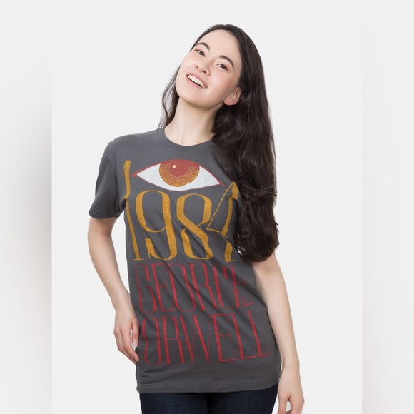 KILLER 1984 by GEORGE ORWELL T-SHIRT from OUT OF PRINT HEAVY METAL COLOUR SZ XXL - Picture 12 of 13